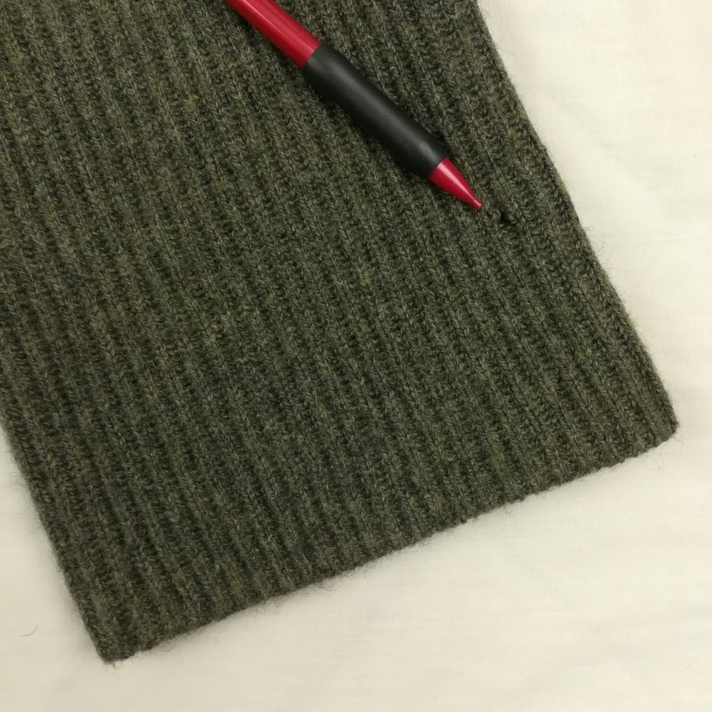 Everlane 100% Cashmere Ribbed Mock Neck Pullover Sweater *Flaw - Picture 7 of 7